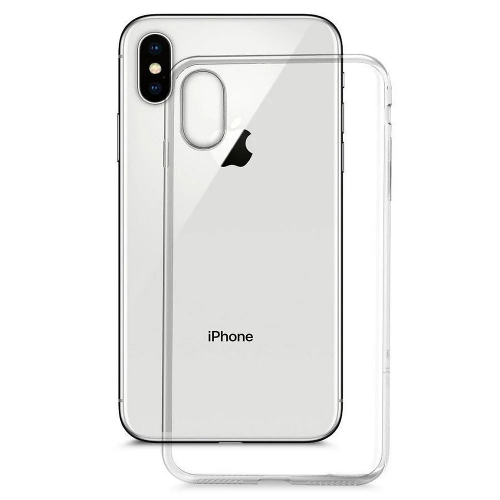 Чехол силиконовый для телефона Apple iPhone XS Max, прозрачный