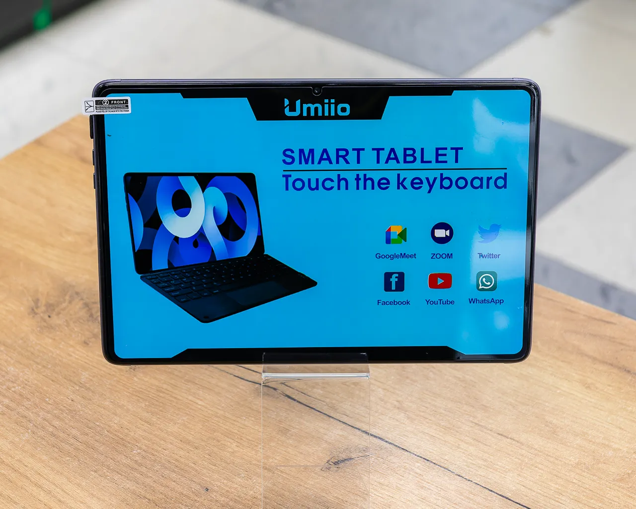 (новый.) Планшет с клавиатурой Umiio S24 Ultra 6GB/128GB (серый)
