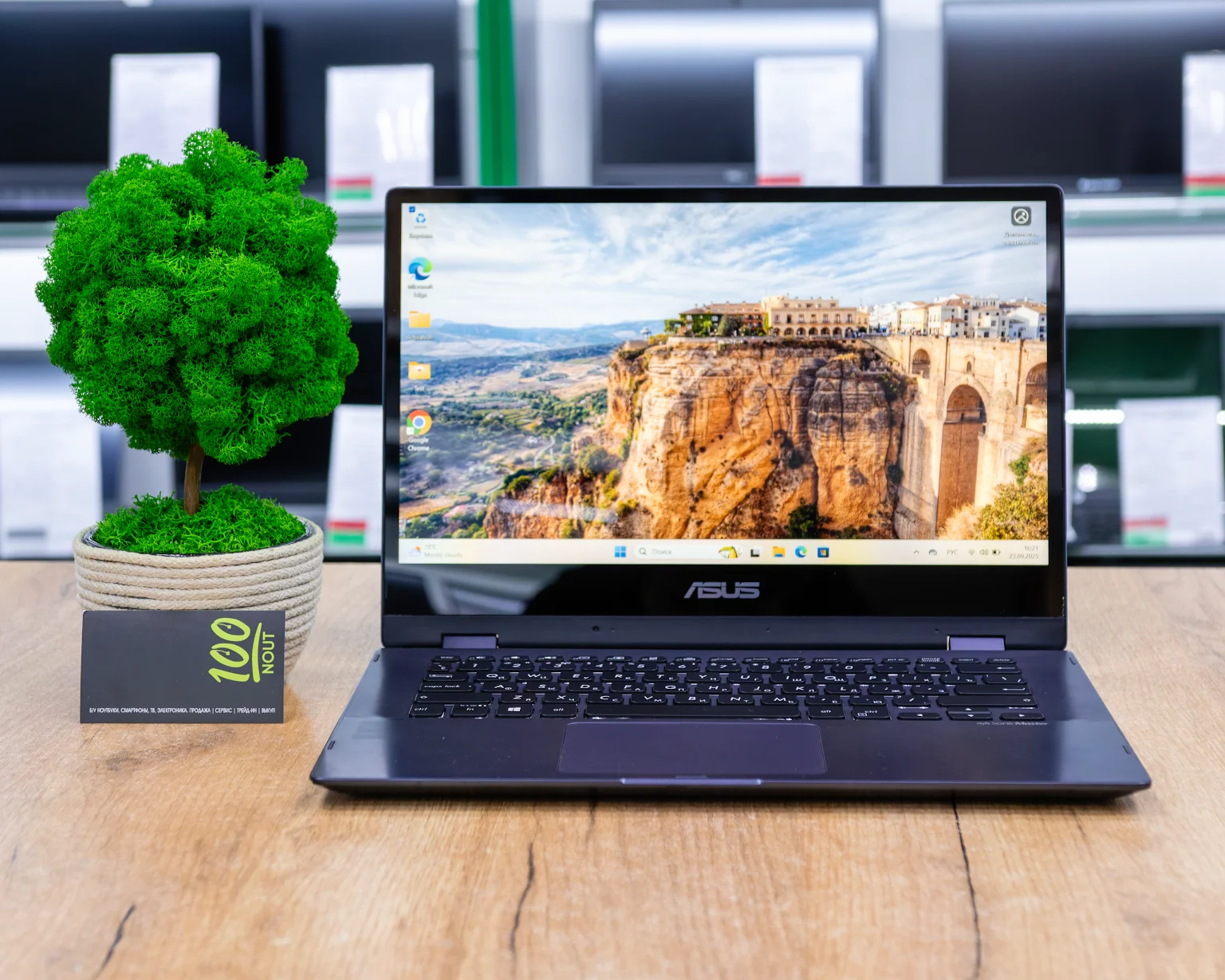 Ноутбук 2-в-1 ASUS VivoBook Flip 14 TP412FA (FHD IPS/i3-10gen/8GB/SSD 256GB)