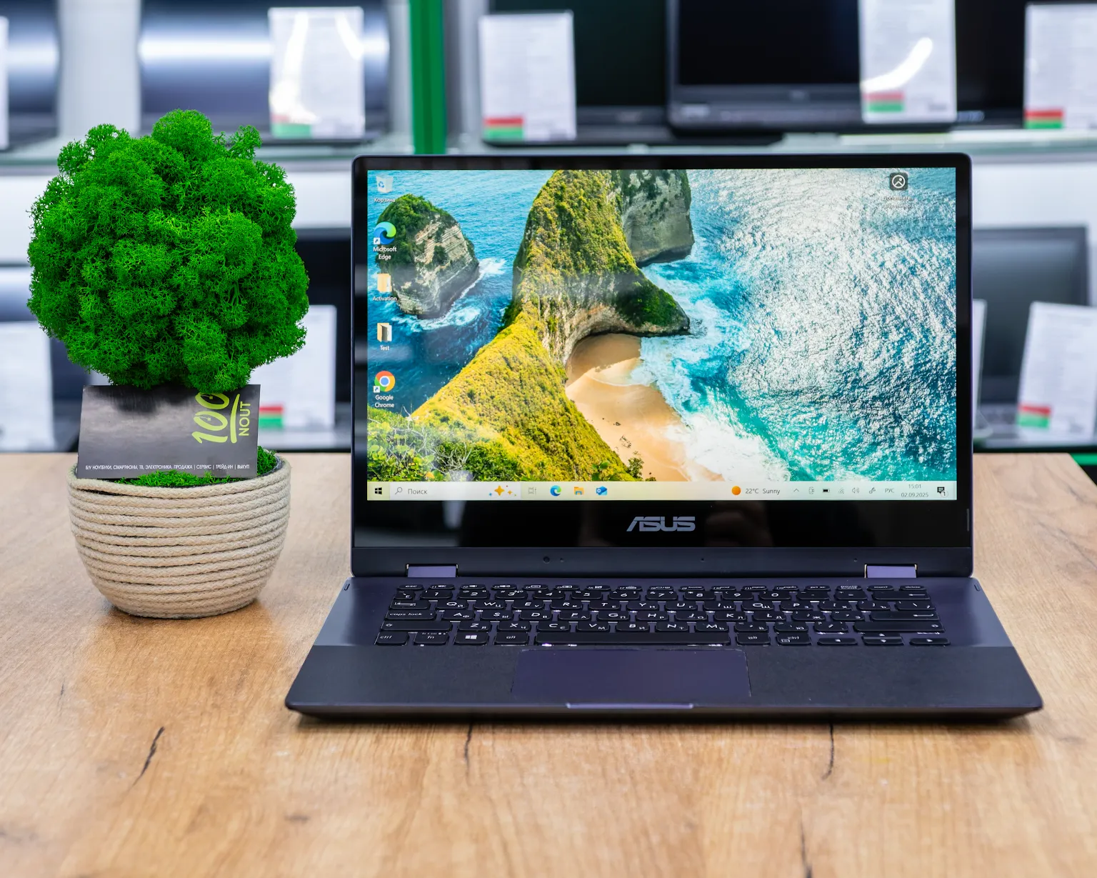 Ноутбук 2-в-1 ASUS VivoBook Flip 14 TP412FA (FHD IPS/i3-10gen/8GB/SSD 256GB)