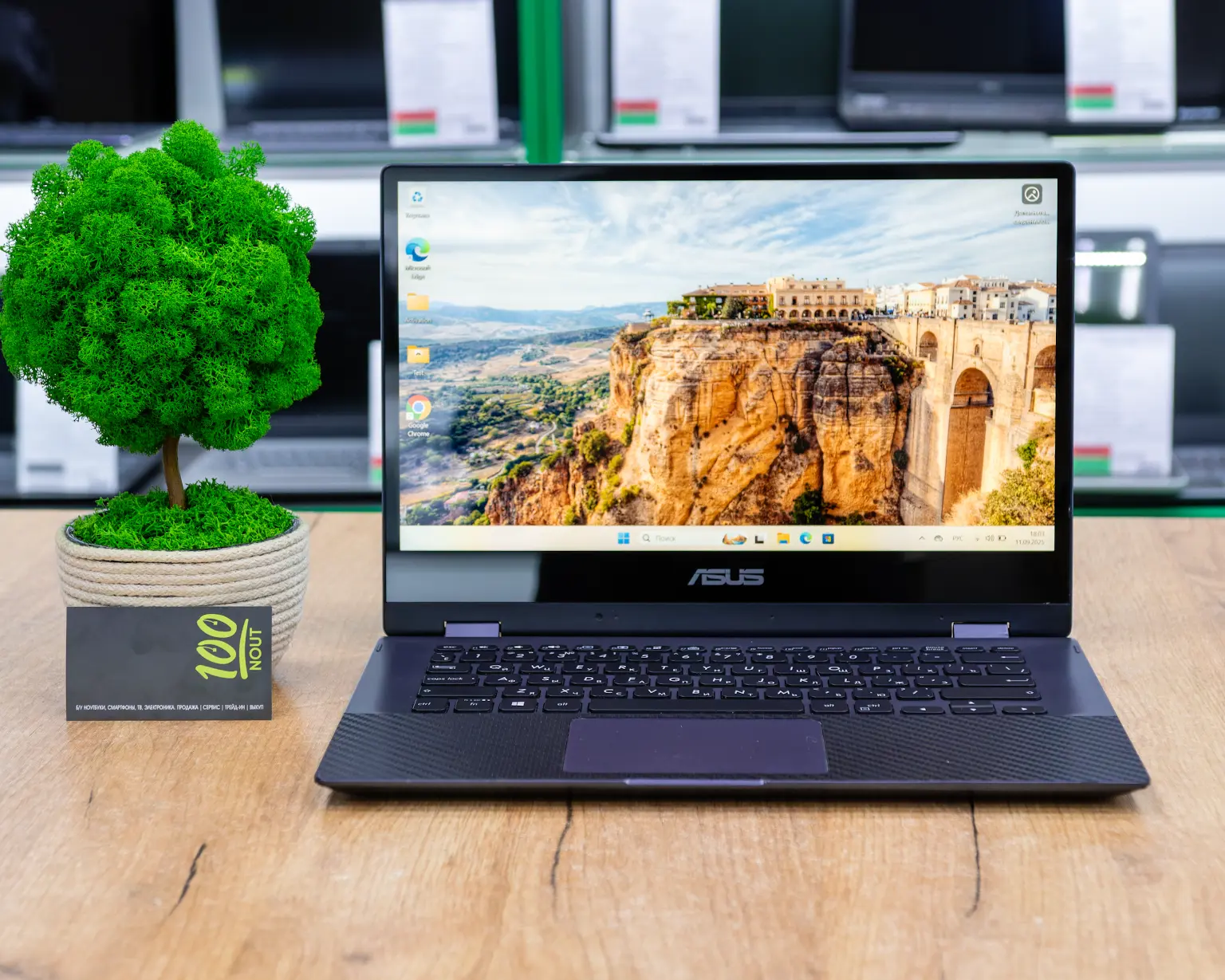 Ноутбук 2-в-1 ASUS VivoBook Flip 14 TP412FA (FHD IPS/i3-10gen/8GB/SSD 256GB)