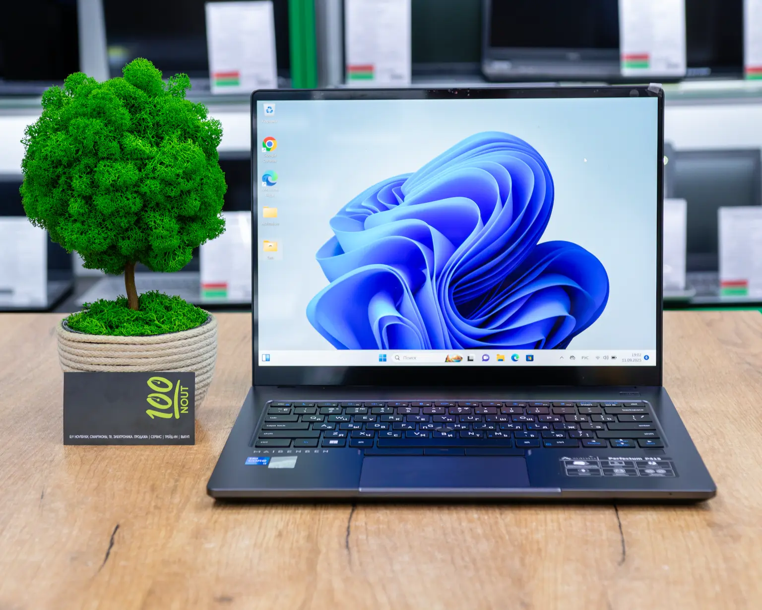 (новый.) Ноутбук Maibenben P415 P4153HB0HGRE0 (3K IPS/i3-11gen/8GB/SSD 512GB)