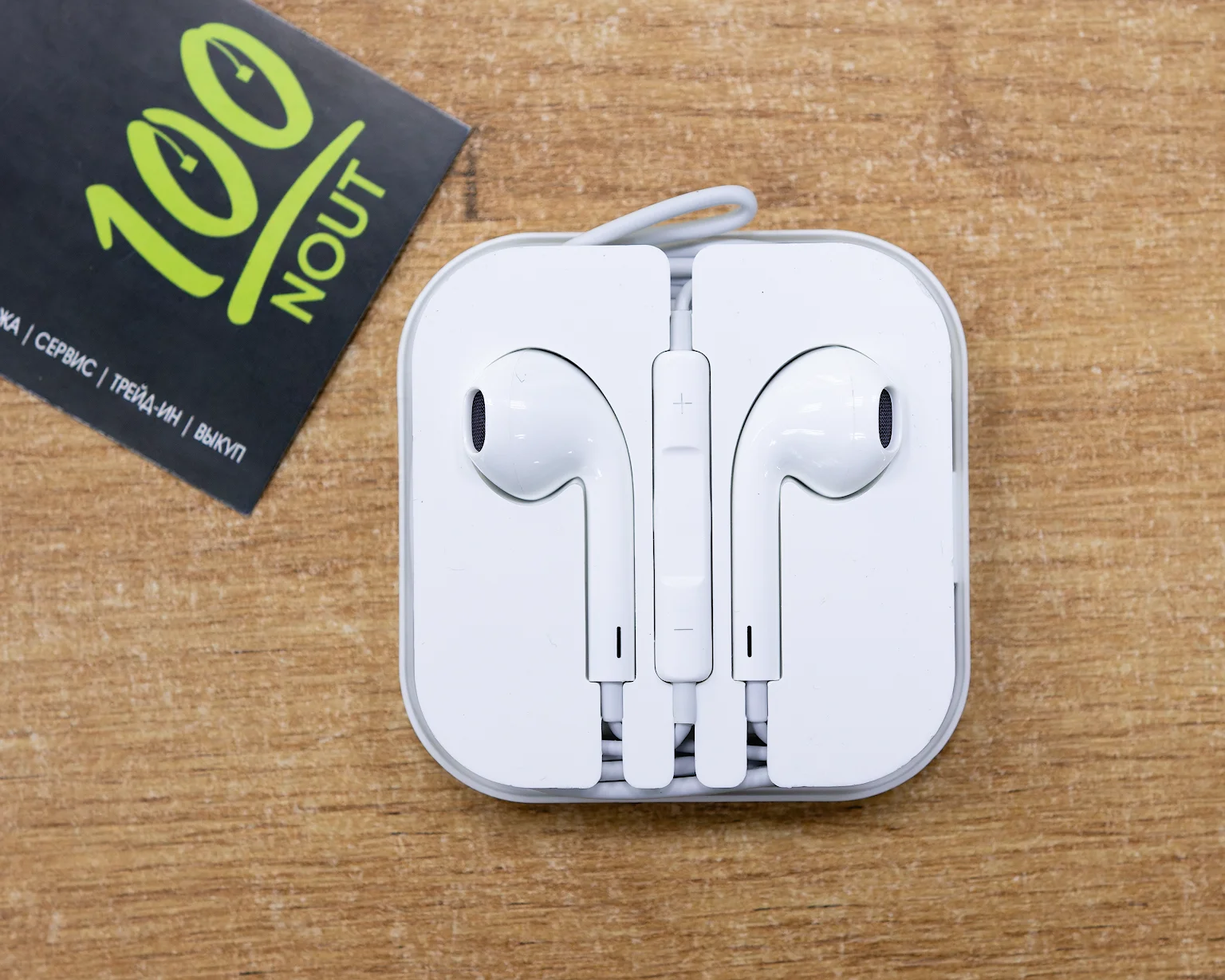 Проводные наушники Apple EarPods с разъёмом jack 3.5, белый