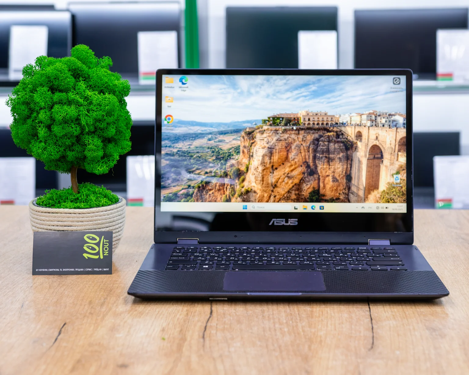 Ноутбук 2-в-1 ASUS VivoBook Flip 14 TP412FA (FHD IPS/i3-10gen/8GB/SSD 256GB)