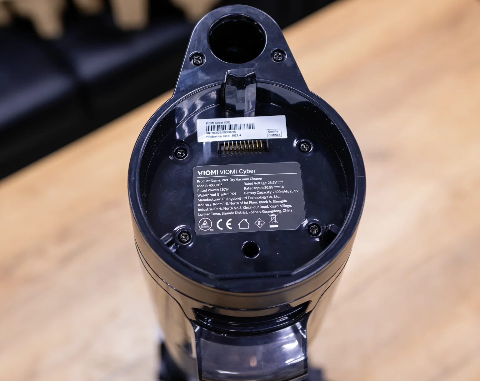 Вертикальный пылесос с влажной уборкой Viomi Cyber Cordless Wet-Dry Vacuum Cleaner VXXD02 YMVX295CN (Международная версия)