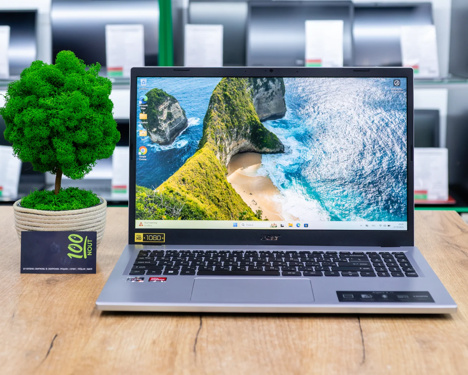 Ноутбук Acer Aspire 3 15 A315-24P (FHD IPS/Ryzen 5 7520U/8GB/SSD 256GB)