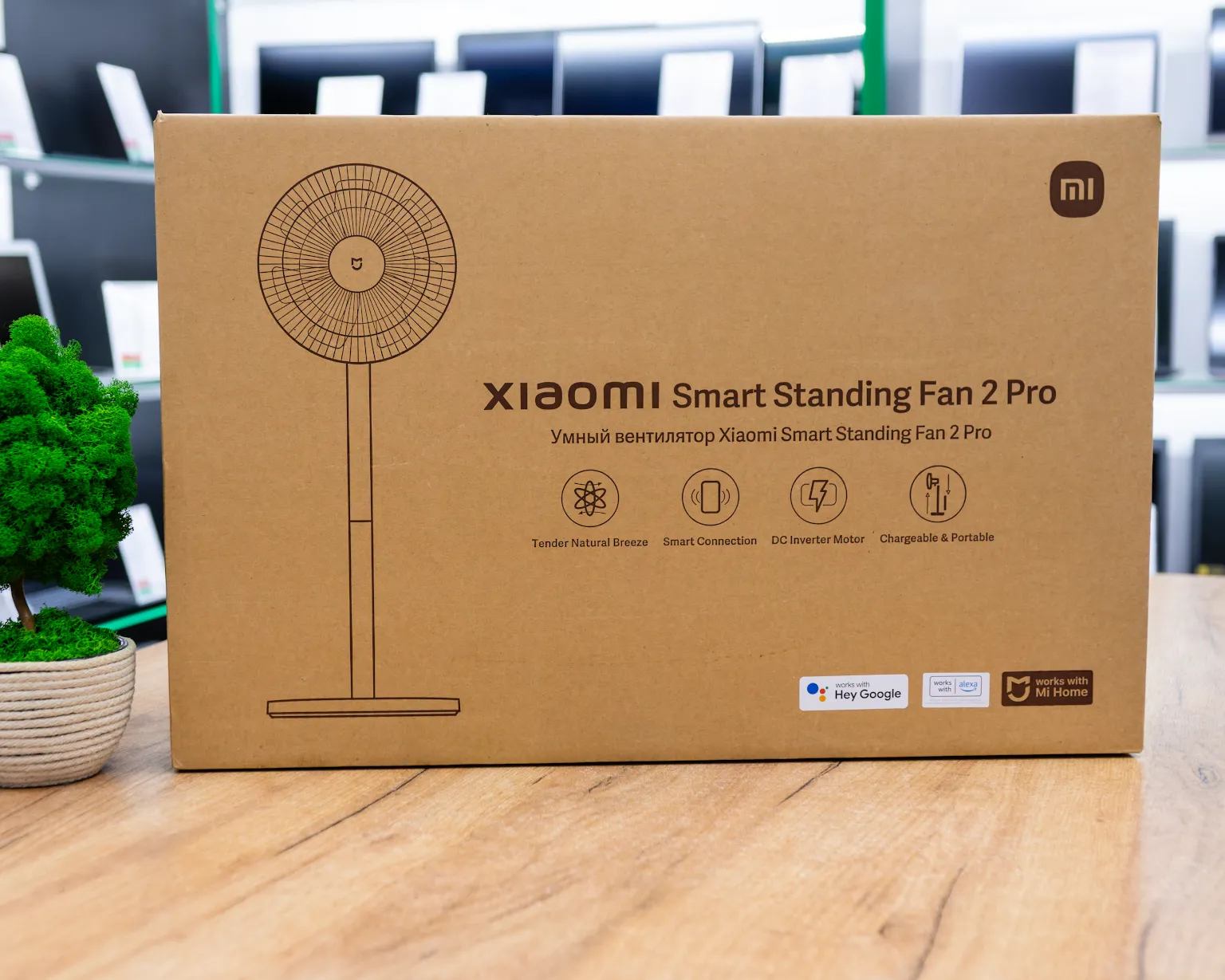 (новый.) Вентилятор Xiaomi Mi Smart Standing Fan 2 Pro BPLDS03DM (международная версия)
