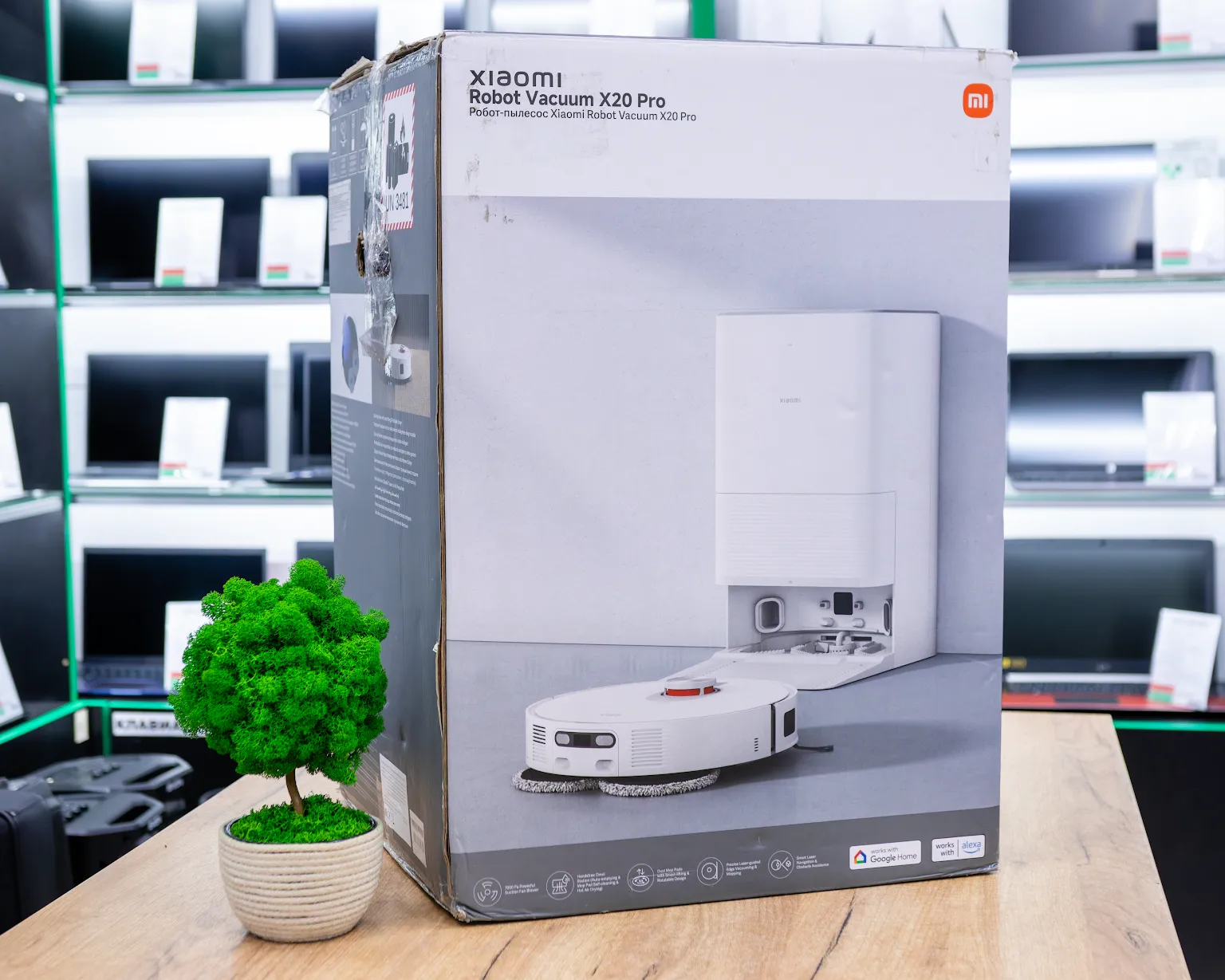 Робот-пылесос Xiaomi Robot Vacuum X20 Pro D102GL (международная версия, белый)