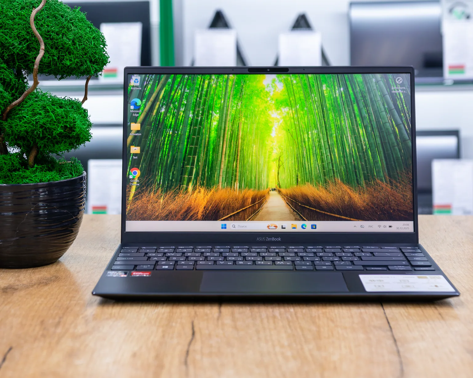 Ноутбук ASUS ZenBook 14 UM425Q (IPS/AMD Ryzen 7 5800H/AMD Radeon Graphics/16GB/SSD 512GB)