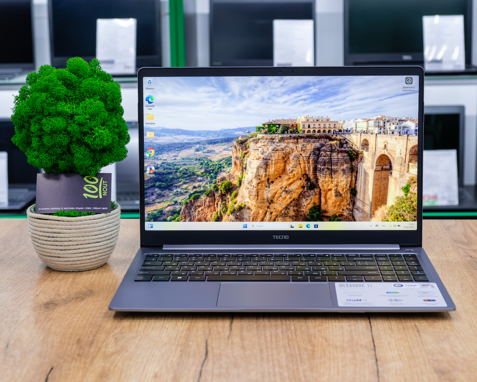 Ноутбук Tecno Megabook T1 (FHD IPS/i5-10gen/16GB/SSD 512GB)