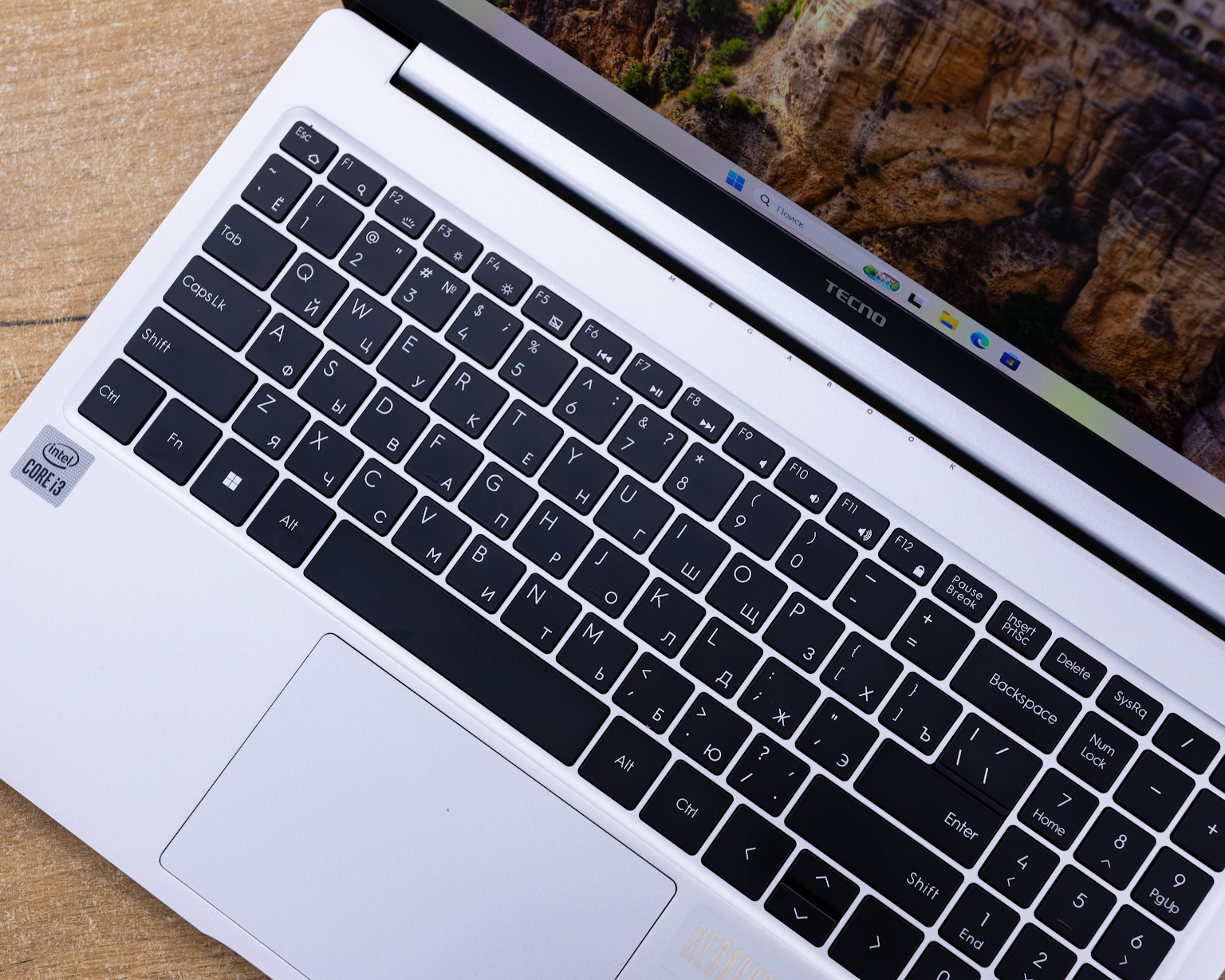 Ноутбук Tecno MegaBook T1 i3 (IPS /Intel Core i3-1005G1/Intel UHD Graphics/12GB/SSD 256GB)