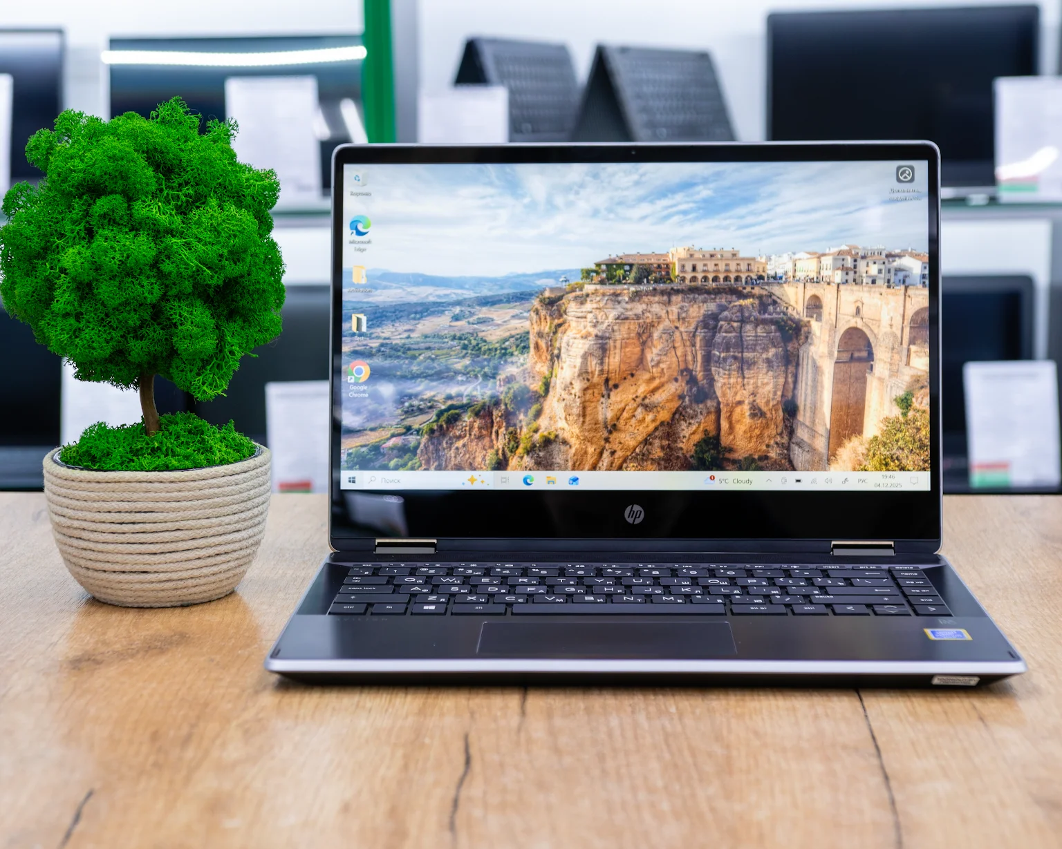 Ноутбук 2-в-1 HP Pavilion x360 14-dh (FHD IPS/Pentium Gold 5405U/8GB/SSD 128GB)