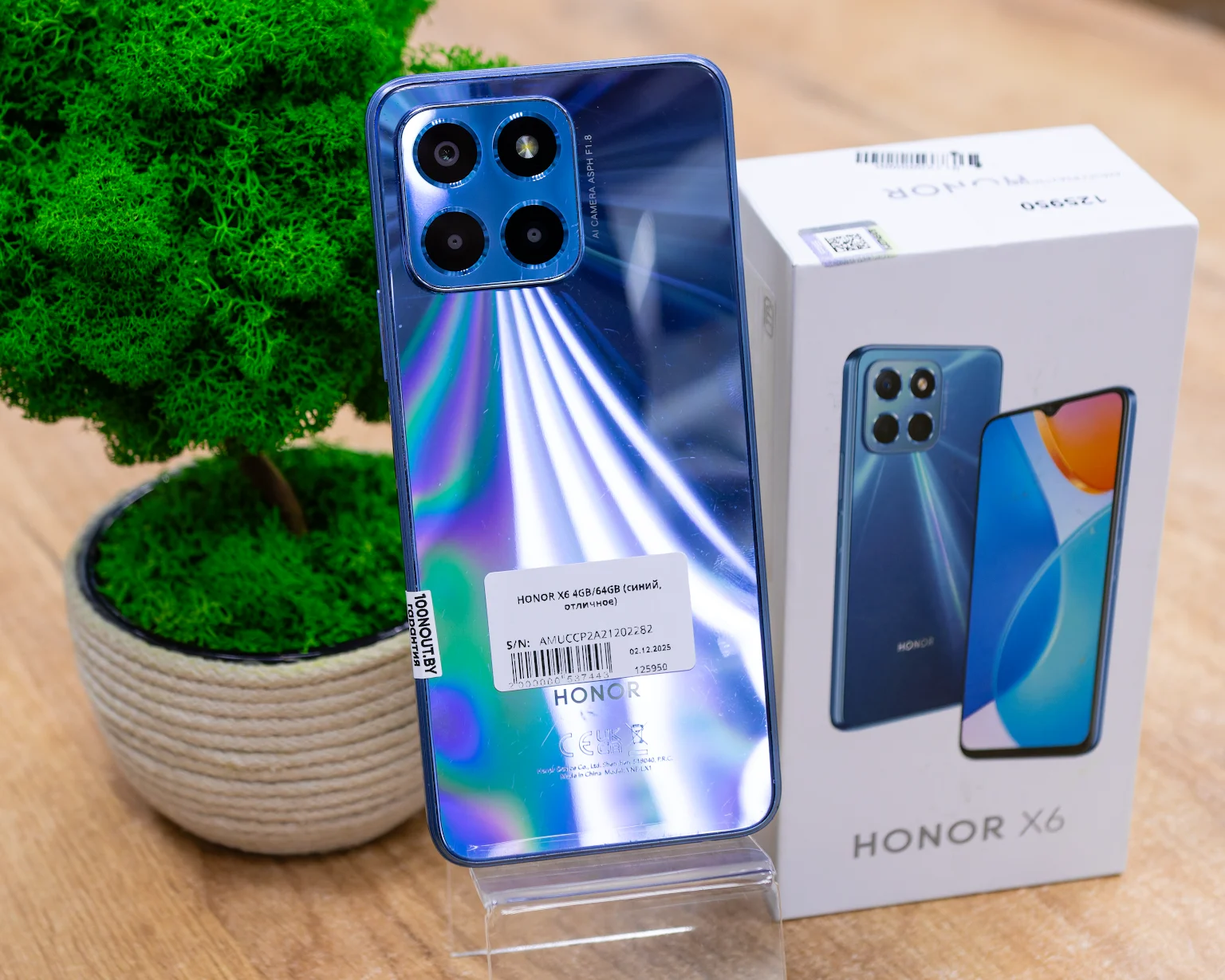 HONOR X6 4GB/64GB (синий, отличное)