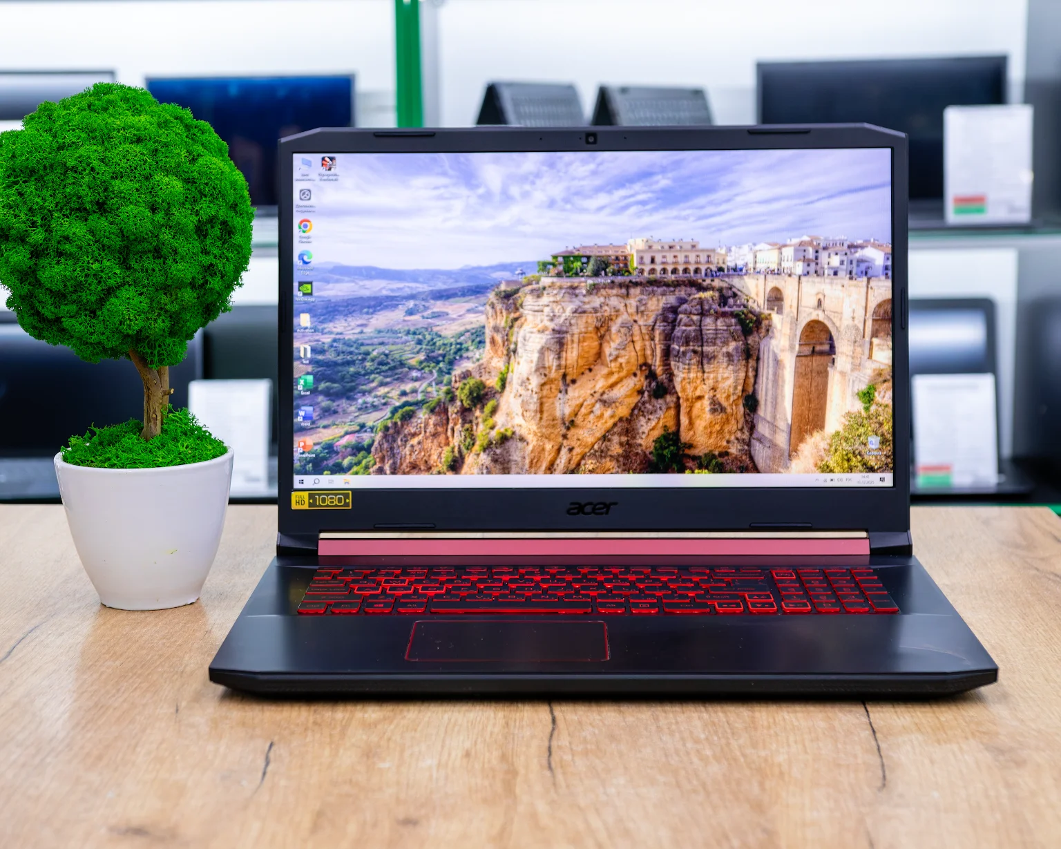 Игровой ноутбук Acer Nitro 5 AN517-51 (Full HD/i7-9gen/GTX 1050 3GB/16GB/SSD+HDD 256+1000GB)