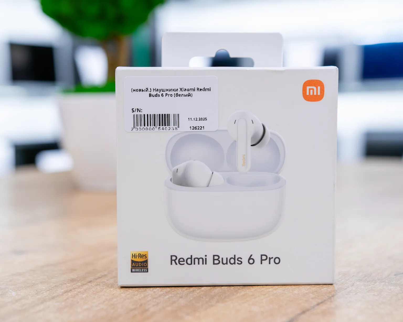 (новый.) Наушники Xiaomi Redmi Buds 6 Pro (белый)