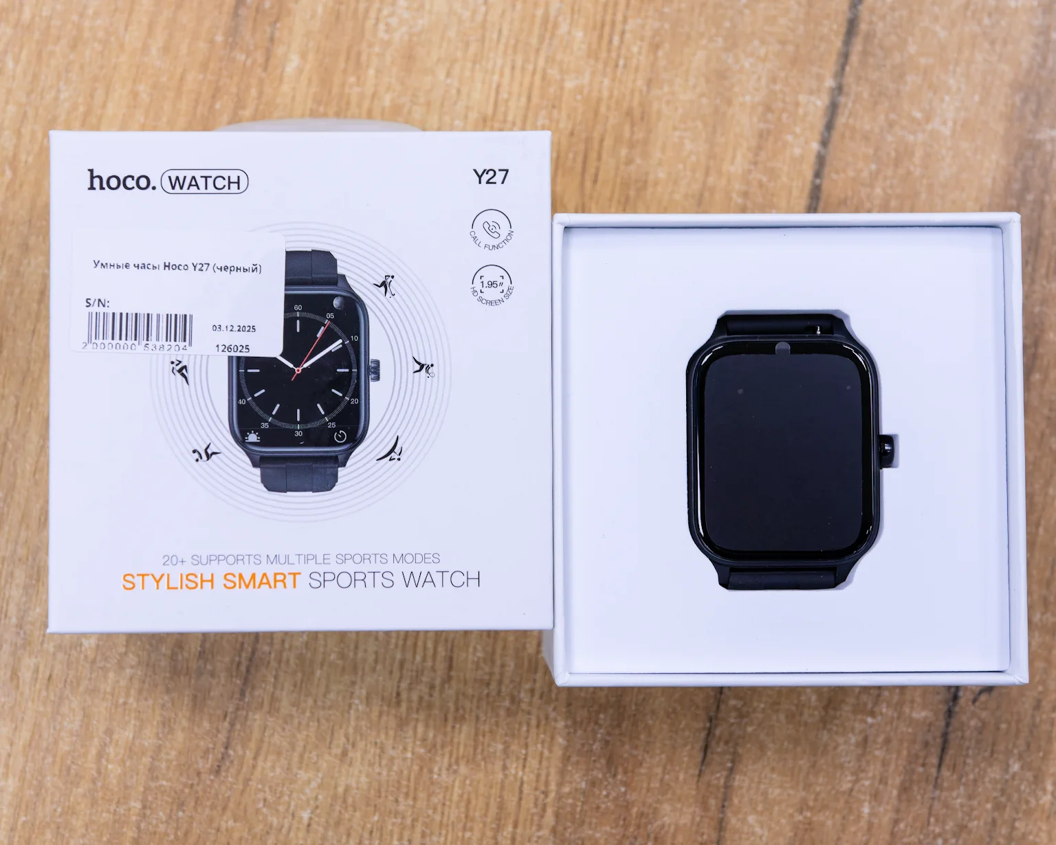 Умные часы Hoco Y27 (черный)