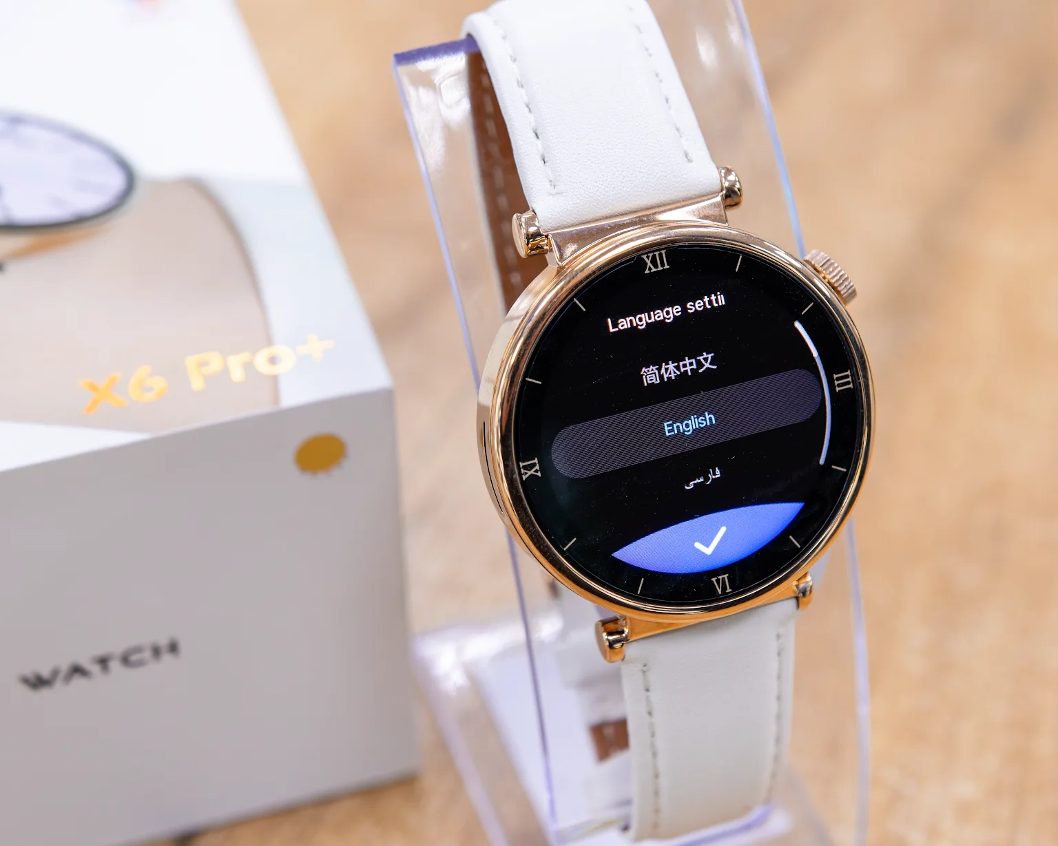 Умные часы W&O Little star X6 Pro+, золотистые