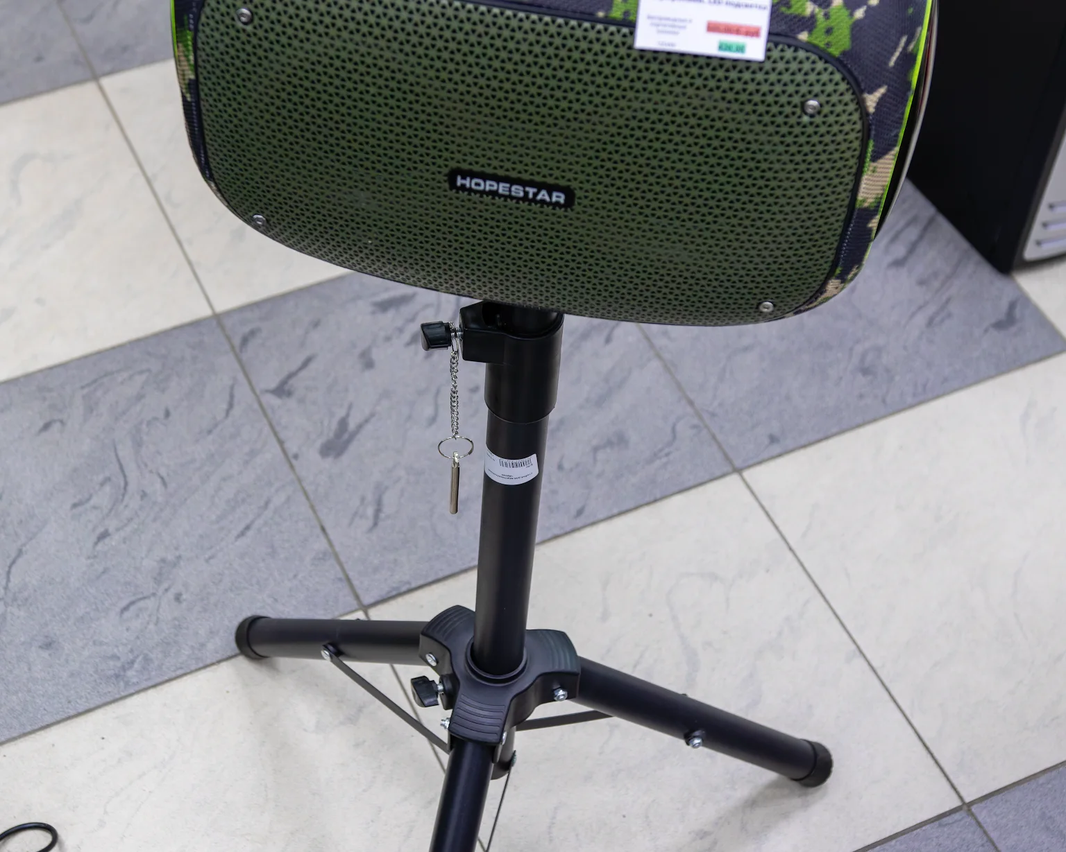 Стойка для акустики/колонок, чёрная