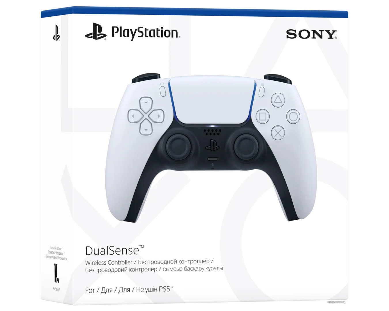 (новый.) Геймпад для PS5 Sony DualSense (белый), оригинал