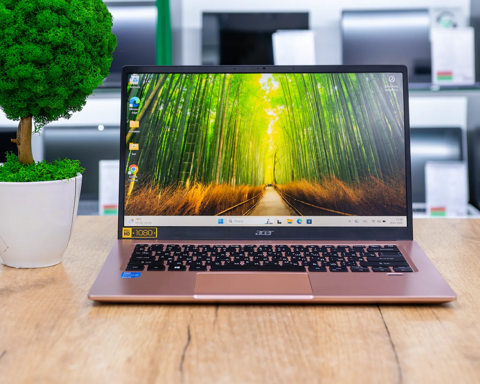 Ноутбук Acer Swift 1 SF114-34 (IPS/Intel Pentium Silver N6000/8GB/SSD 512GB)