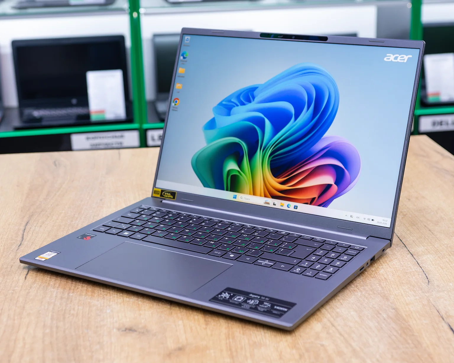 (новый.) Ноутбук Acer Aspire 16 AI A16-11M (IPS/Qualcomm Snapdragon X X1-26100/16GB/SSD 512GB)