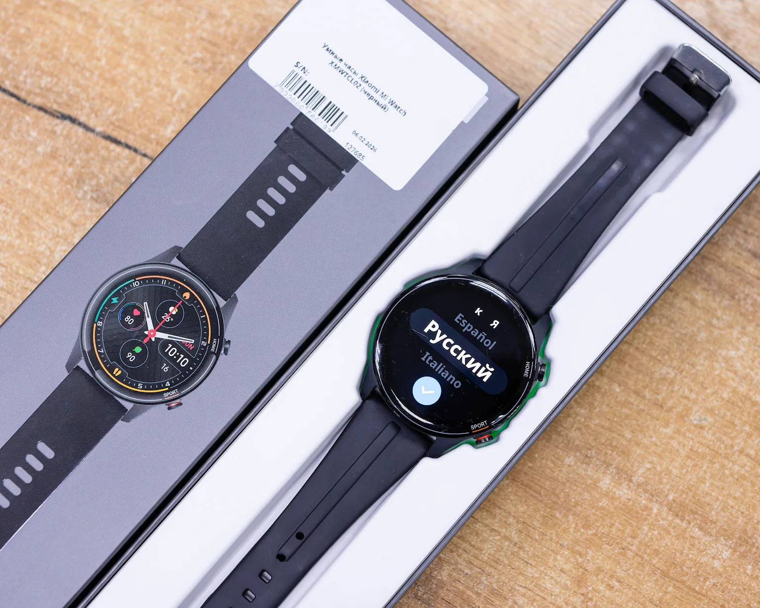 Умные часы Xiaomi Mi Watch XMWTCL02 (черный)