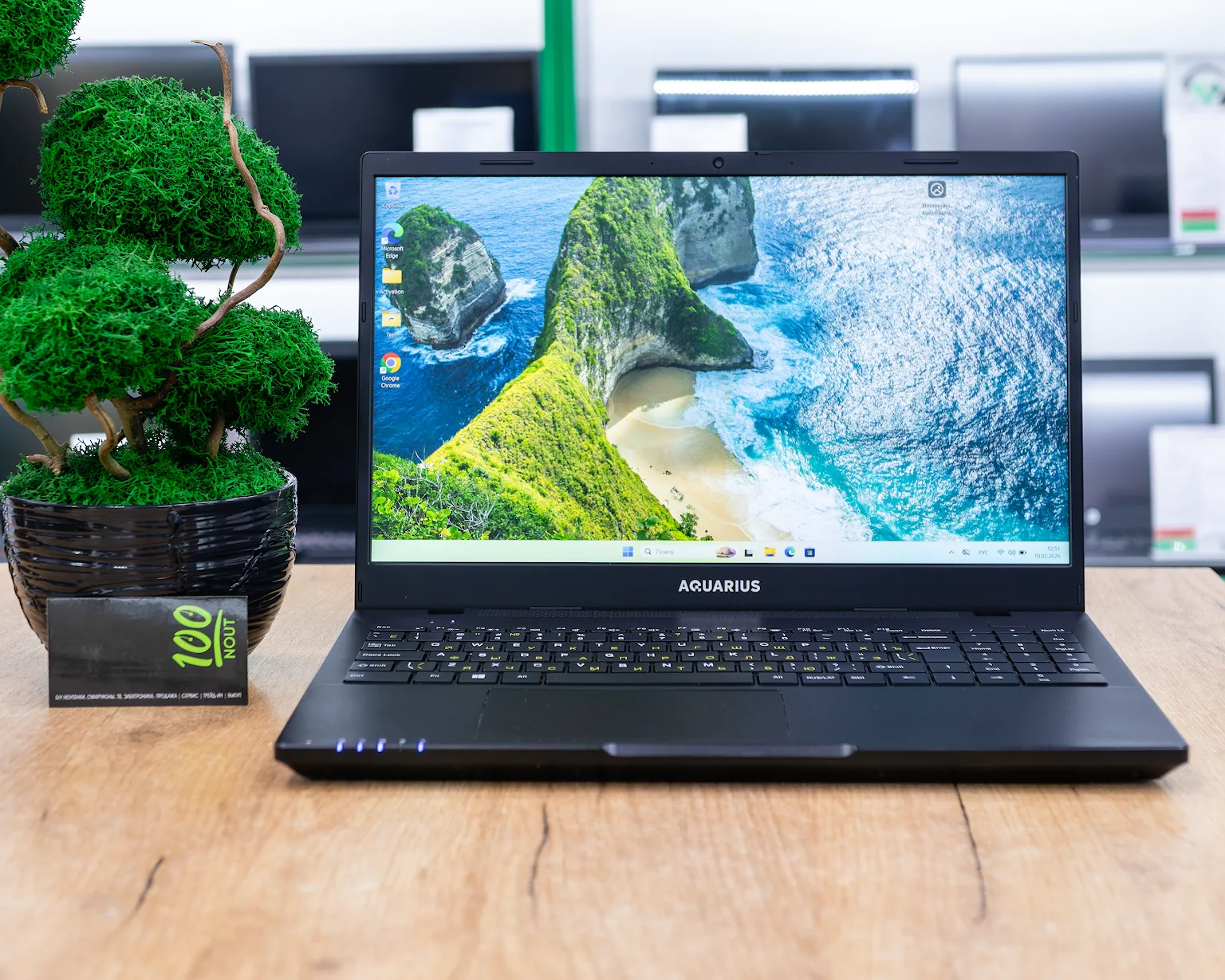 Ноутбук Aquarius CMP NS685U R11 (FHD IPS/i3-11gen/8GB/SSD 256GB)