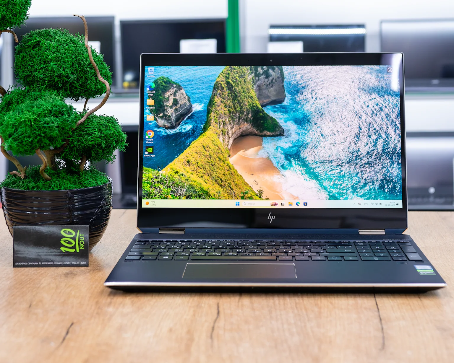 Ноутбук 2 в 1 HP Spectre X360 Convertible 15-df (FHD IPS/i7-9gen/16GB/SSD 512GB)