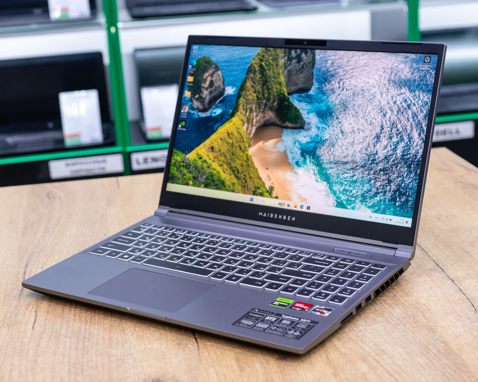 Игровой ноутбук Maibenben X577  (165Hz/AMD Ryzen 7 7735H/RTX 4060 8Гб/16GB/SSD 512GB)