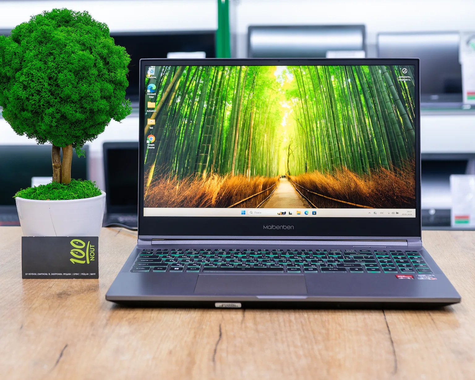 Игровой ноутбук Maibenben X558 (144Hz/Ryzen 7 5800H/RTX 3060 6GB/16GB/SSD 512GB)