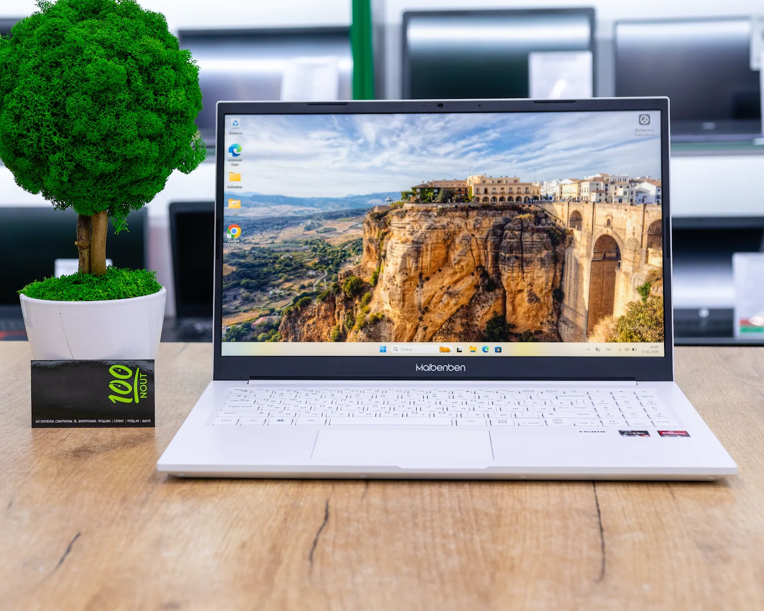 Ноутбук Maibenben M555 (FHD IPS/Ryzen 5 5500U/8GB/512GB)