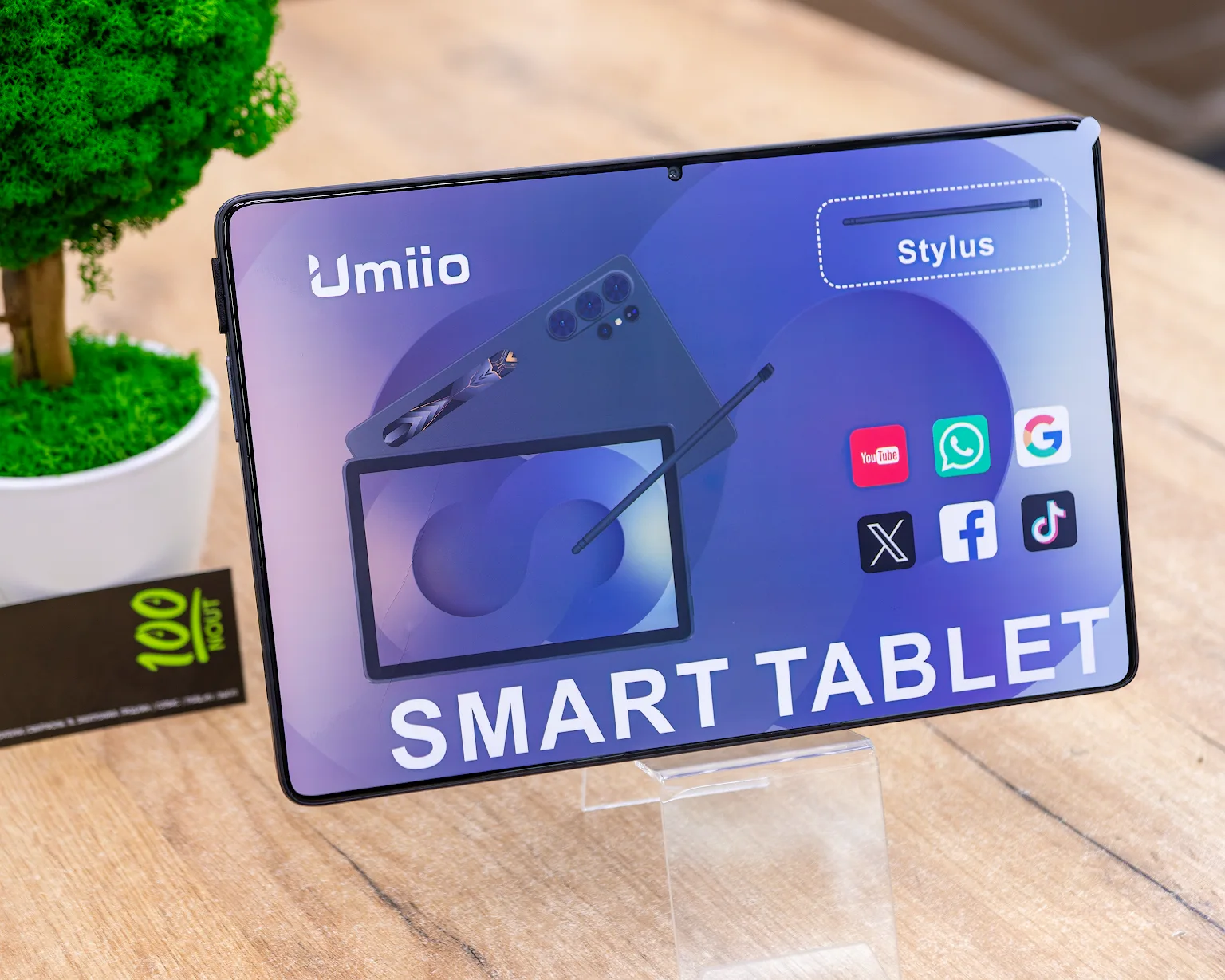 (новый.) Планшет с клавиатурой Umiio S26 Ultra 3GB/64GB (серый)