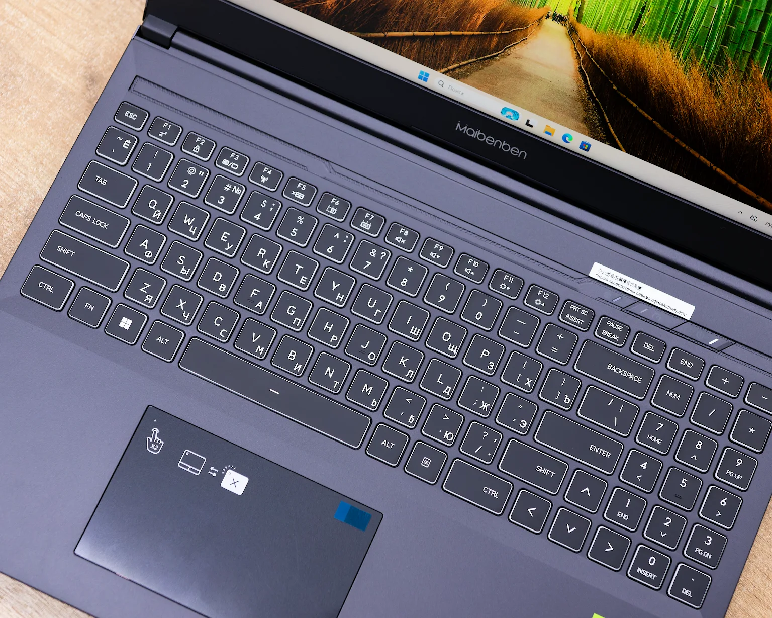 Игровой ноутбук Maibenben X627 (240HZ/i7-12650H/RTX4060 8G/16G/SSD 512G)