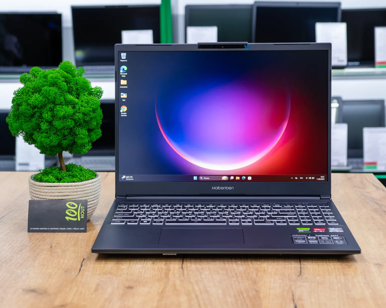 Игровой ноутбук Maibenben X677 (165Hz/Ryzen 7 7735H/RTX 4060 8GB/16GB/SSD 512GB)