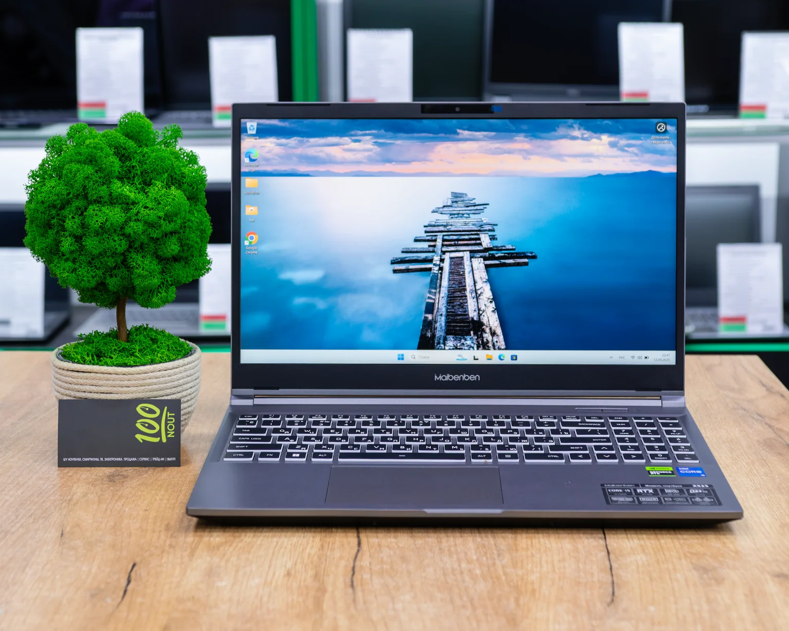 (новый.) Игровой ноутбук Maibenben X525 X525FSFNLGRE0 (144Hz/i5-12gen/RTX 4060 8GB/16GB/SSD 1024GB)