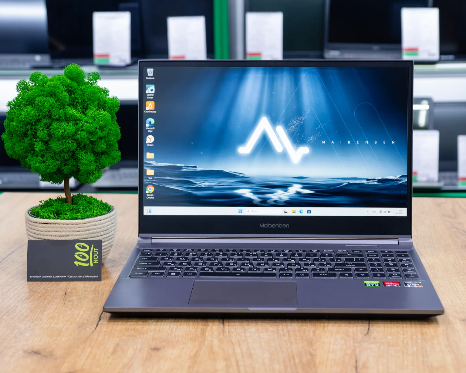 Игровой ноутбук Maibenben X558 (144Hz/Ryzen 7 5800H/RTX 3060 6GB/16GB/SSD 512GB)