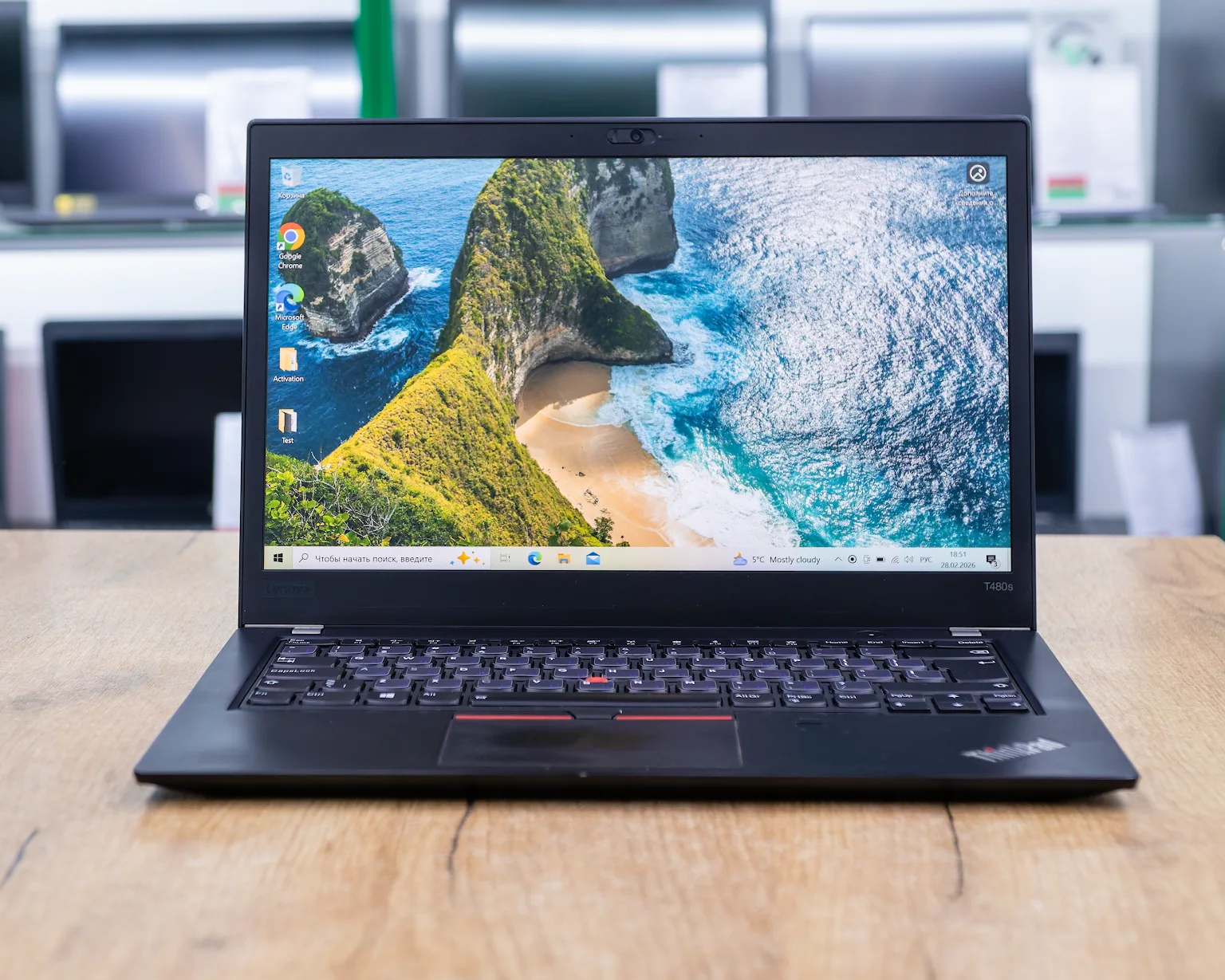 Ноутбук Lenovo ThinkPad T480s (FHD IPS/i5-8gen/8GB/SSD 256GB)