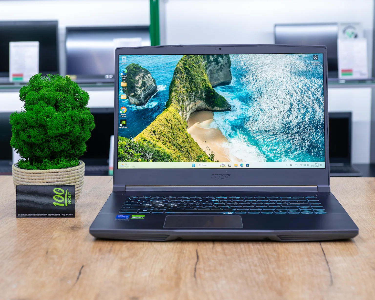 Игровой ноутбук MSI Thin 15 B12UCX (144Hz/i5-12gen/RTX 2050 4GB/16GB/SSD 512GB)