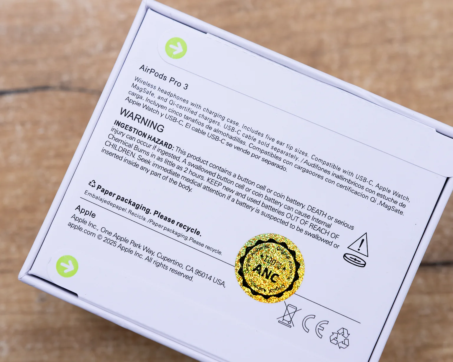 (новый.) Беспроводные наушники Apple AirPods Pro 3, белый, люкс аналог