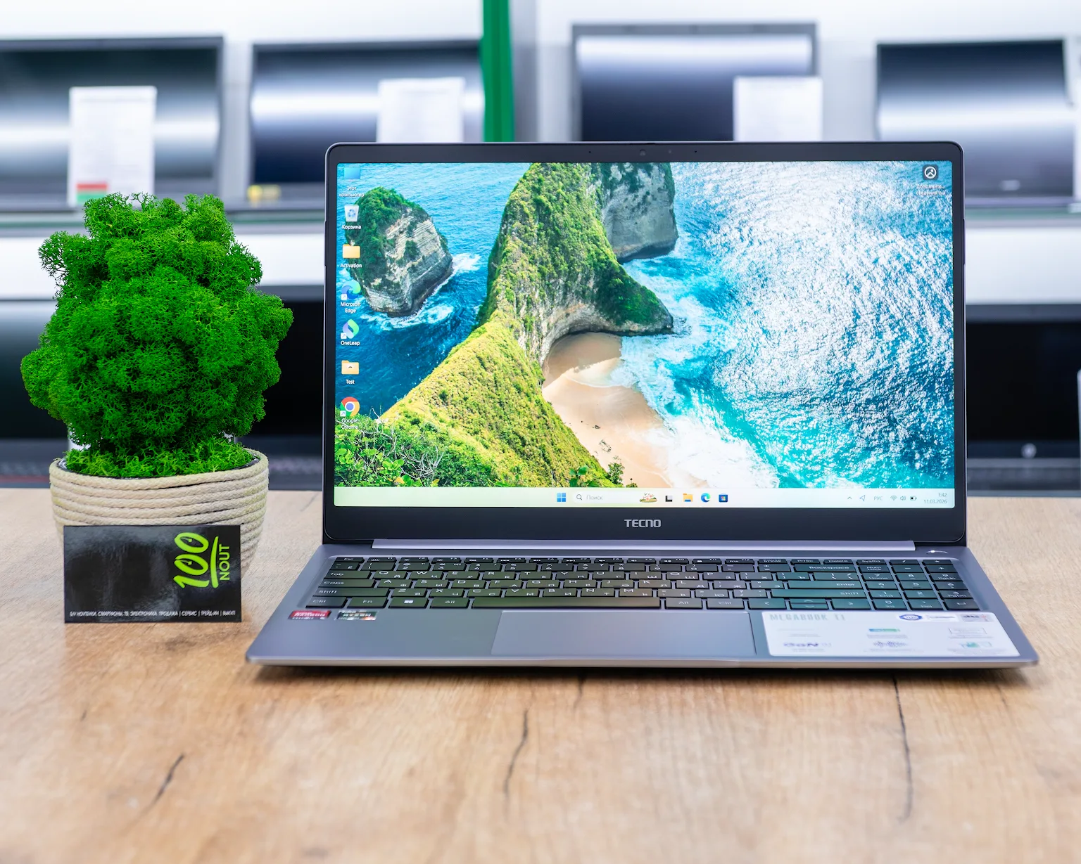 Ноутбук Tecno Megabook T1 (FHD IPS/Ryzen 5 5560U/16GB/SSD 512GB)