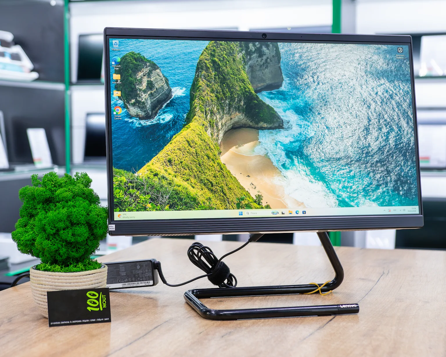 Моноблок Lenovo IdeaCentre A340-22IWL (i3-10gen, Intel UHD Graphics, ОЗУ 8GB, SSD 256GB)