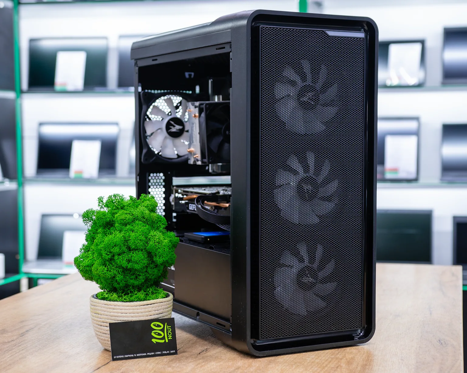 Игровой компьютер (системный блок) (Ryzen 5 5600G, GTX 1660 6GB, ОЗУ 16GB, SSD 256GB)