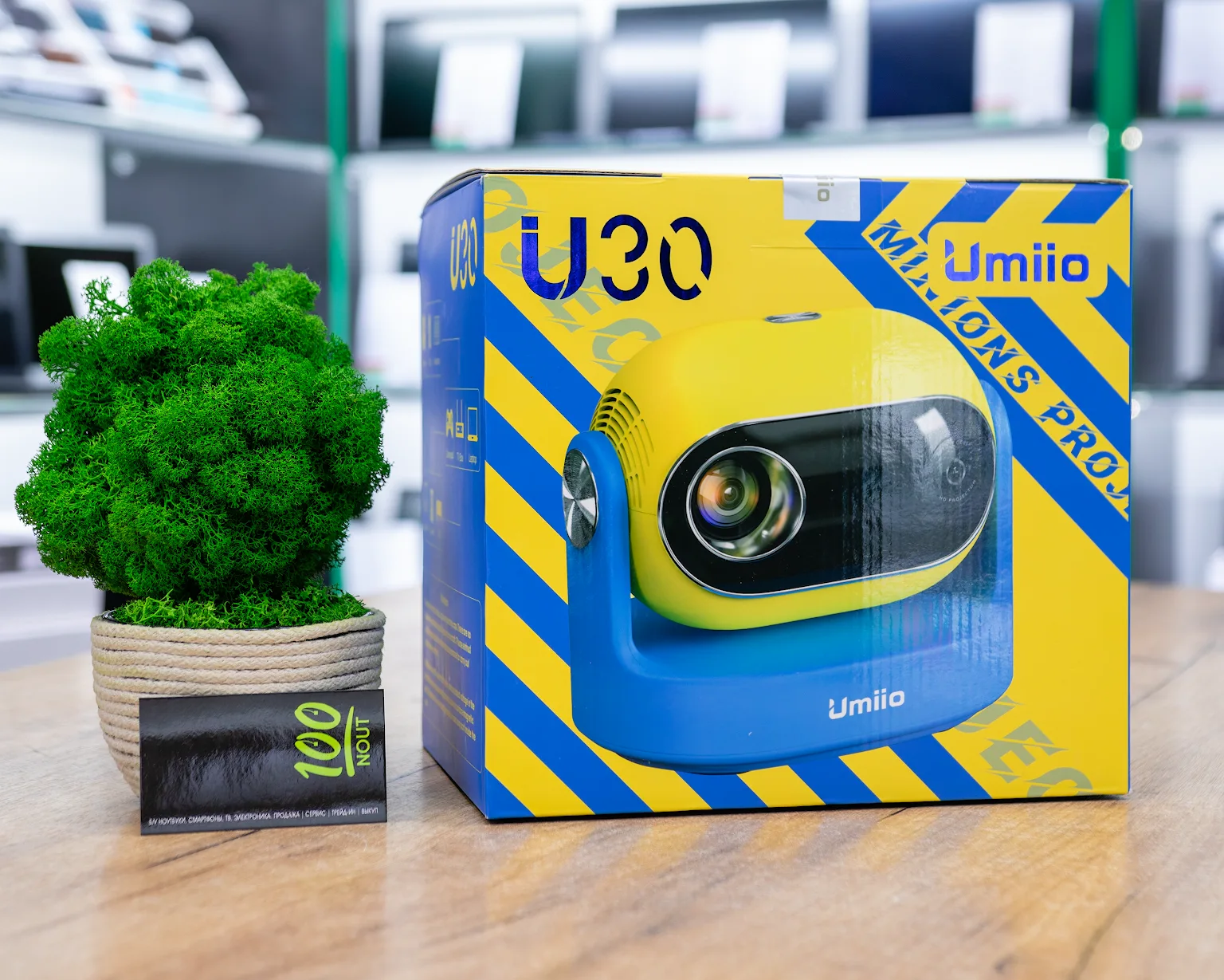 (новый.) Проектор Umiio U30 Minions, Bluetooth, Wi-Fi, HDMI, с пультом