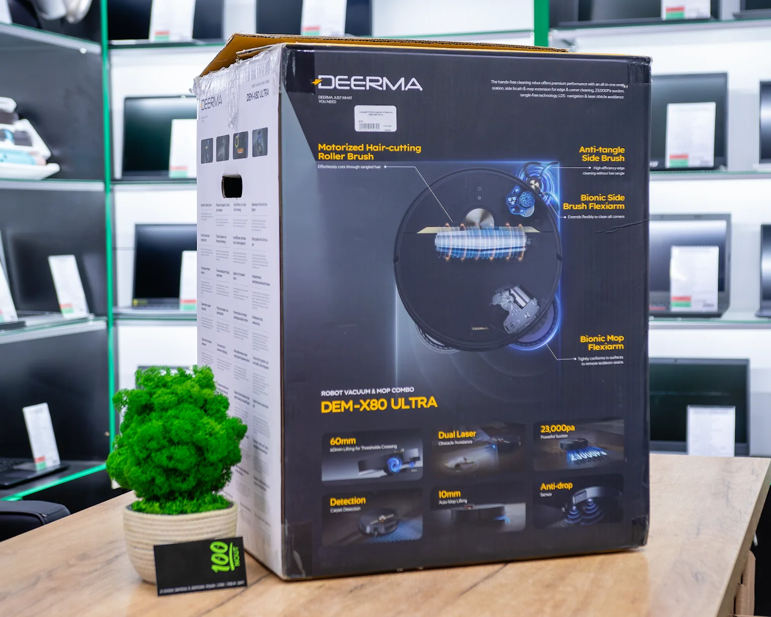 (новый.) Робот-пылесос Deerma DEM-X80 Ultra