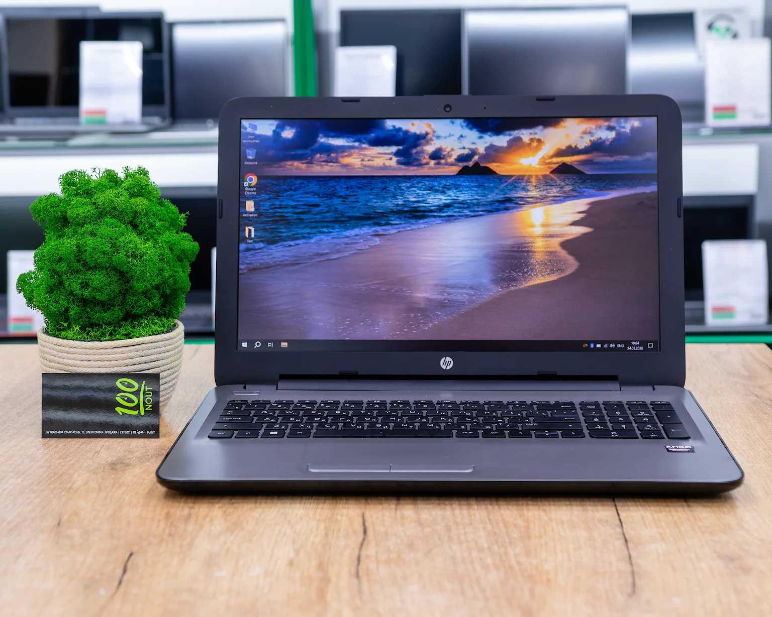 Ноутбук HP 15-ba (HD/A6-7310/Radeon R5 M430 1GB/6GB/HDD 500GB)