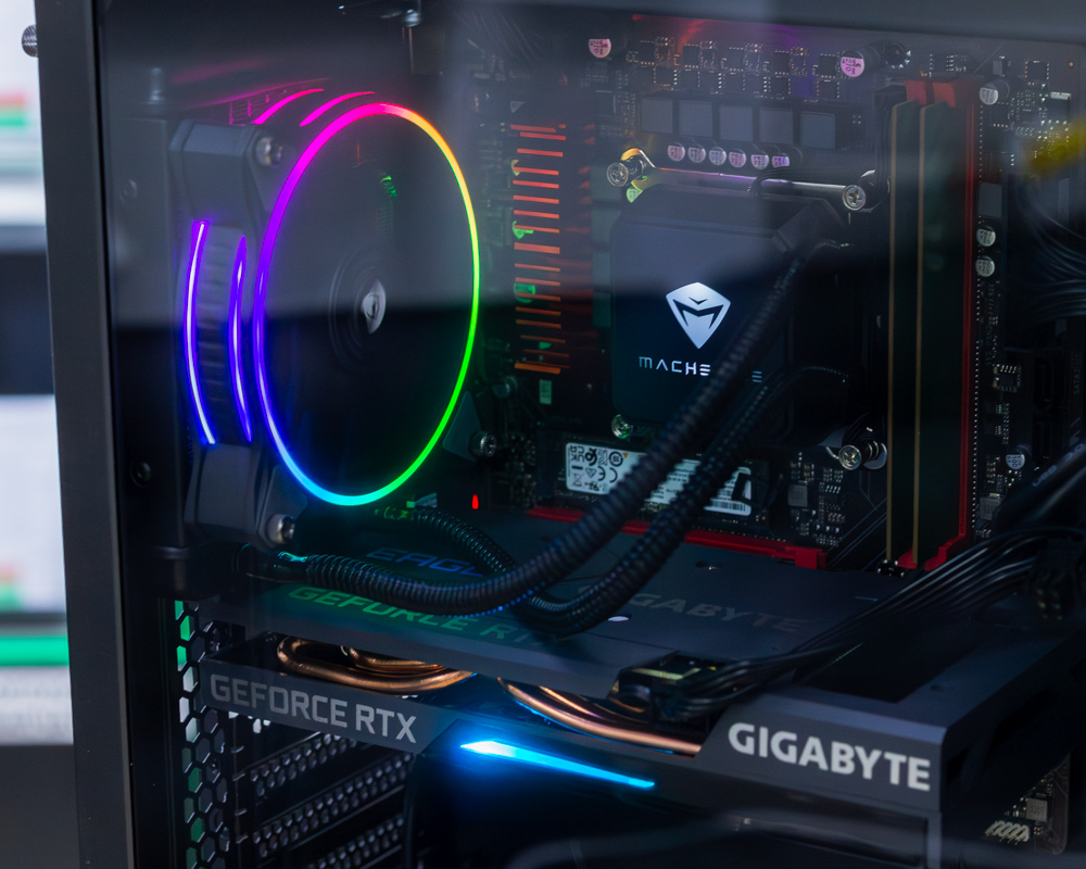 (новый.) Игровой компьютер (системный блок) Machenike Stars-V V47R36D4w (i7-13700, RTX 3060 12GB, ОЗУ 16GB, SSD 512GB)