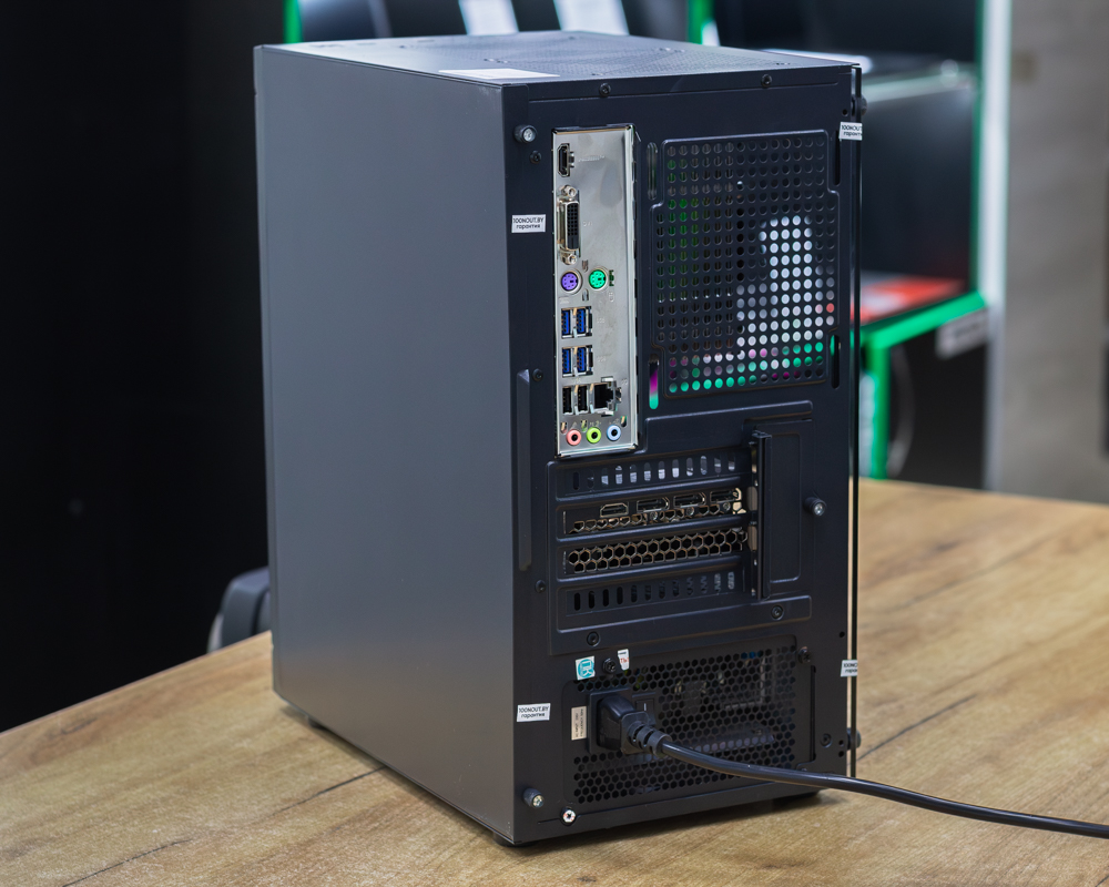 Игровой компьютер (системный блок) (Ryzen 7 5700G, RTX 4060 Ti 16GB, ОЗУ 16GB, SSD 512GB)