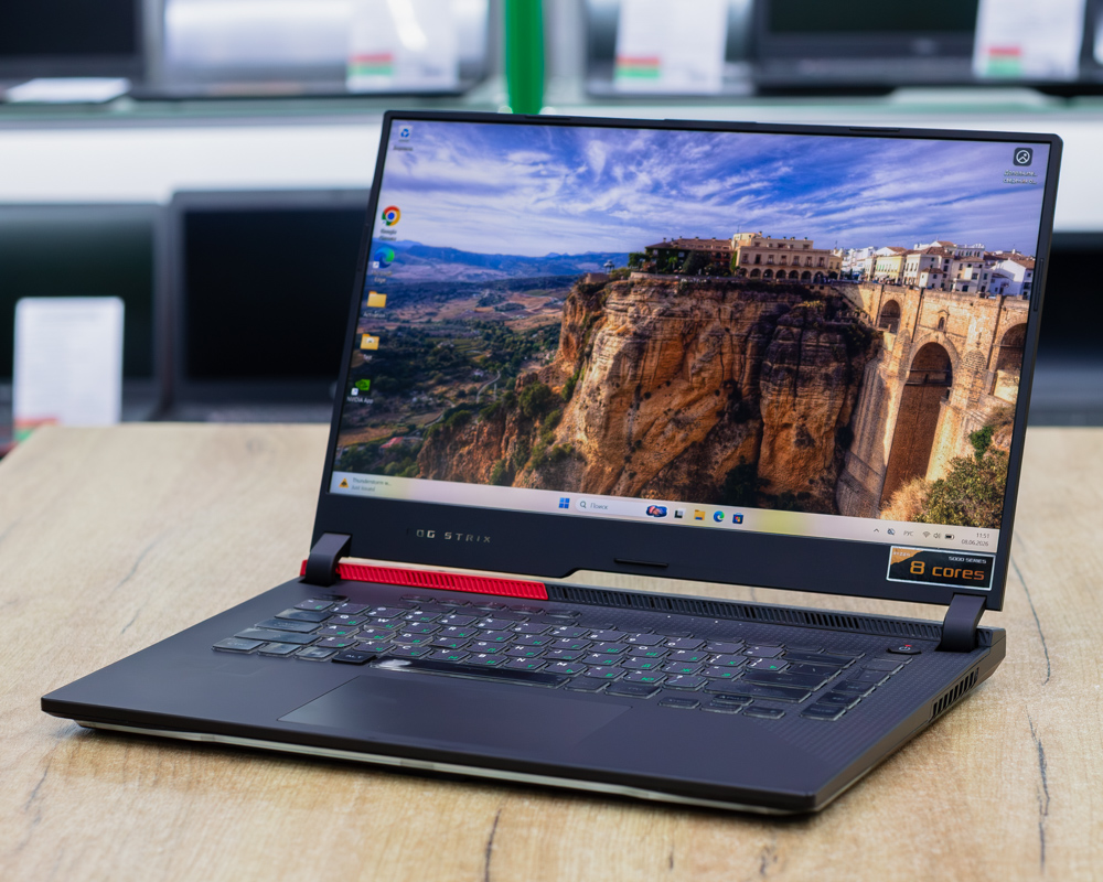Игровой ноутбук Asus Rog Strix G513QC (144Hz/Ryzen 7 5800H/RTX 3050 4GB/16GB/SSD 512GB)