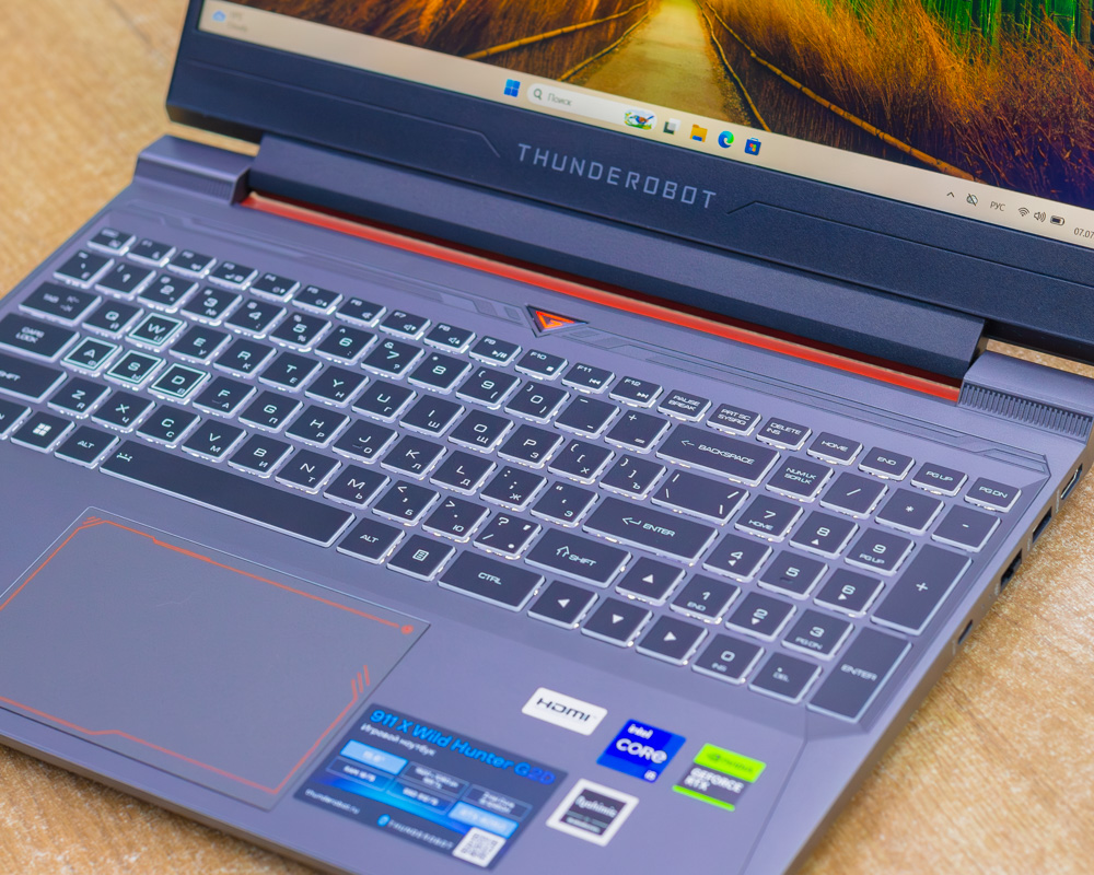 Игровой ноутбук Thudnerobot 911X Wild Hunter G2D (165Hz/i5-12450H/RTX 4050 6GB/16GB/SSD 512GB)
