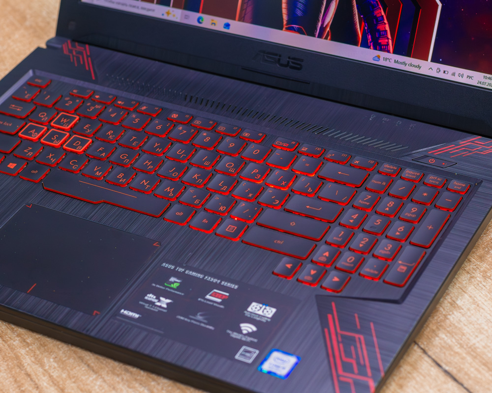 Игровой ноутбук Asus TUF Gaming FX504GD (FHD IPS/i5-8gen/GTX 1050 2GB/16GB/SSD+HDD 128+1000GB)